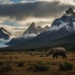 Exploração das trilhas noturnas na Patagônia